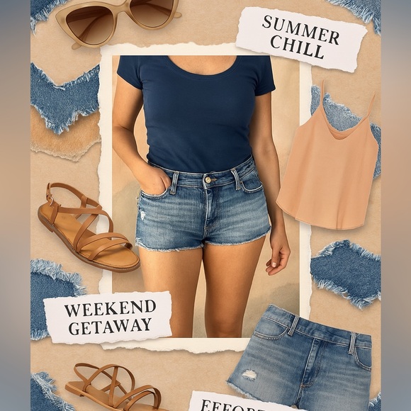 Mini jeans short from 7 all mankind - Picture 1 of 7